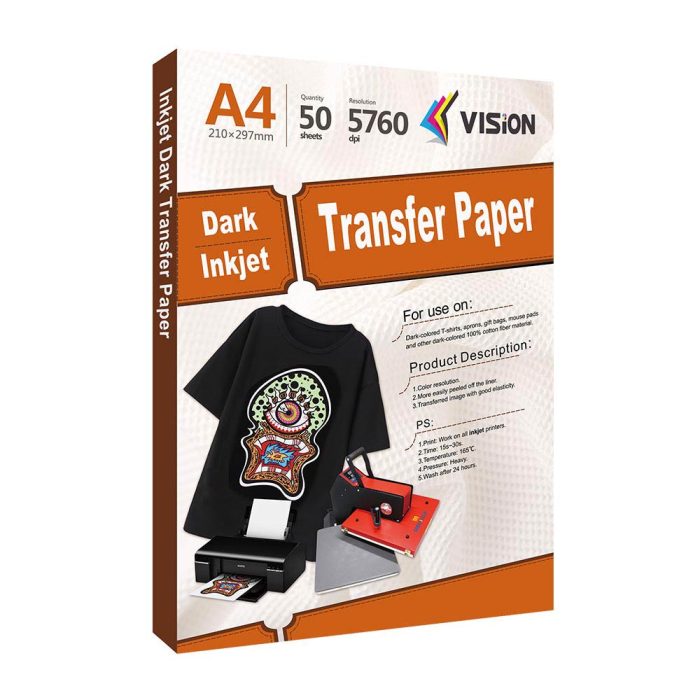 Inkjet Dark Transfer Paper 2 Inkjet Dark Transfer Paper 2