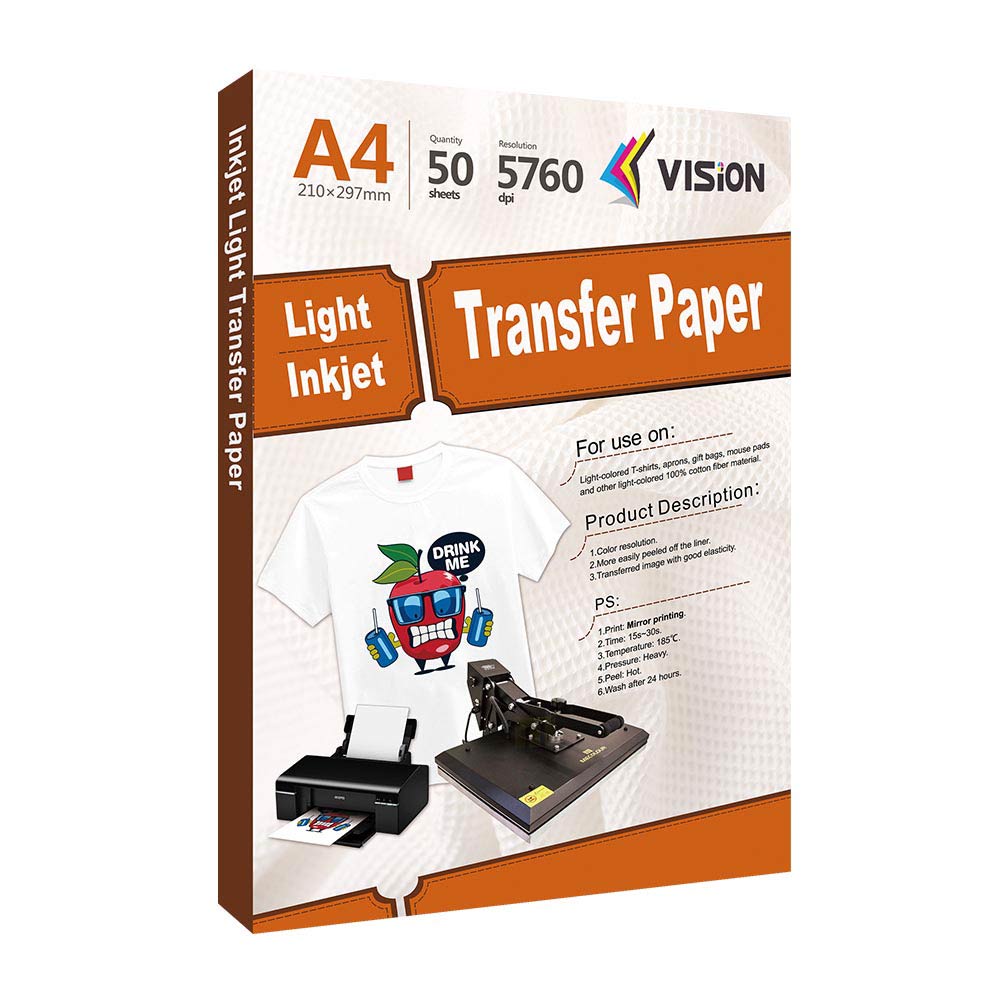 A4 Light 3.0 Inkjet Heat Transfer Paper - Temu