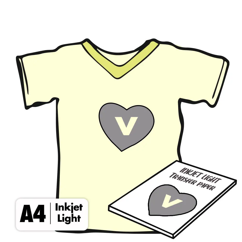 Light Color 4.0 Inkjet Heat Transfer Paper - Temu