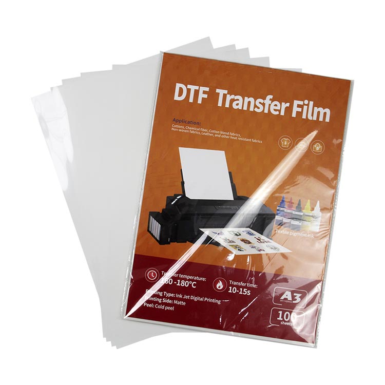 DTF Film Sheet, DTF transfer, DTF printing