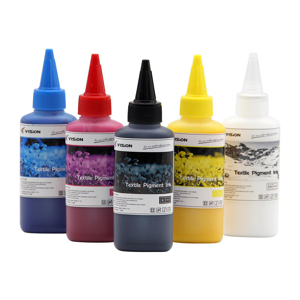 CenDale Upgraded Ecotank DTF Ink - 700ML Auto-Fill DTF Transfer Ink for  Epson ET-8550 ET-8500 Printers, Heat Transfer Printing Ink Set 100ml x 4  CMYK