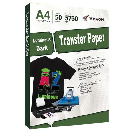 Inkjet Luminous Dark Transfer Paper 2