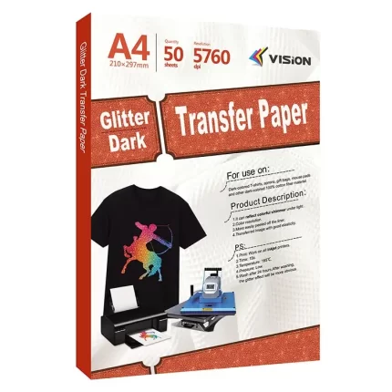 Inkjet-glitter transfer paper 2