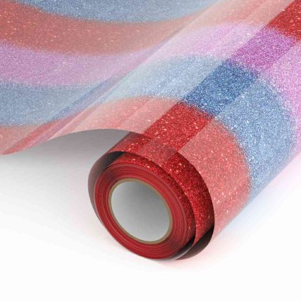 Rainbow Glitter Heat Transfer Vinyl(RGL-Y09)3