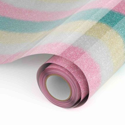 Rainbow Glitter Heat Transfer Vinyl(RGL-Y11)3