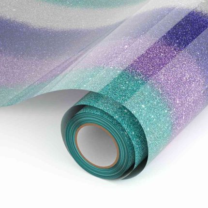 Rainbow Glitter Heat Transfer Vinyl(RGL-Y12)3