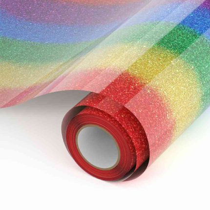 Rainbow Glitter Heat Transfer Vinyl(RGL-Y13)3