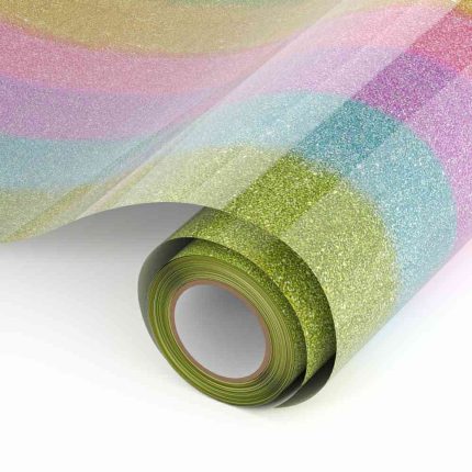 Rainbow Glitter Heat Transfer Vinyl(RGL-Y14)3