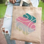 Rainbow glitter htv Vinyl-canvas