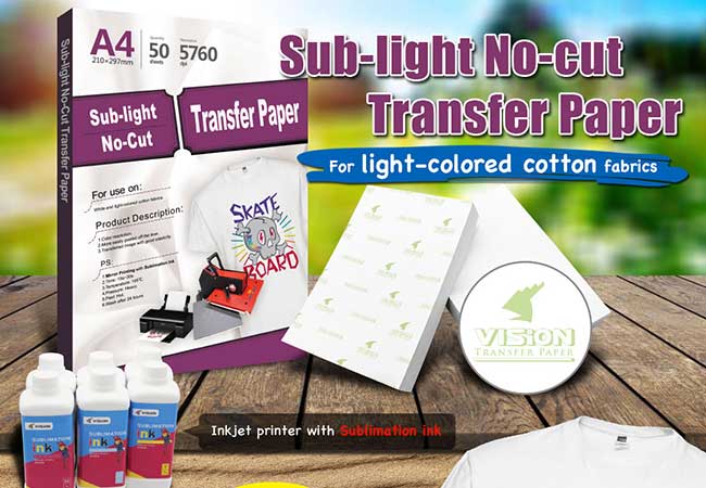 Subli-Light (No-Cut) Inkjet Transfer Paper