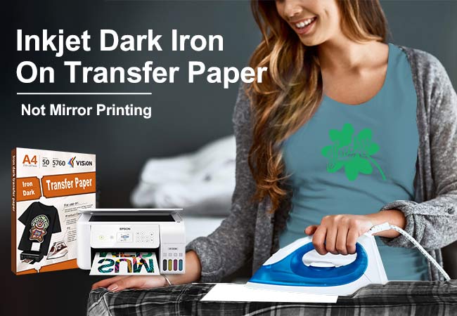 inkjet dark iron on transfer paper