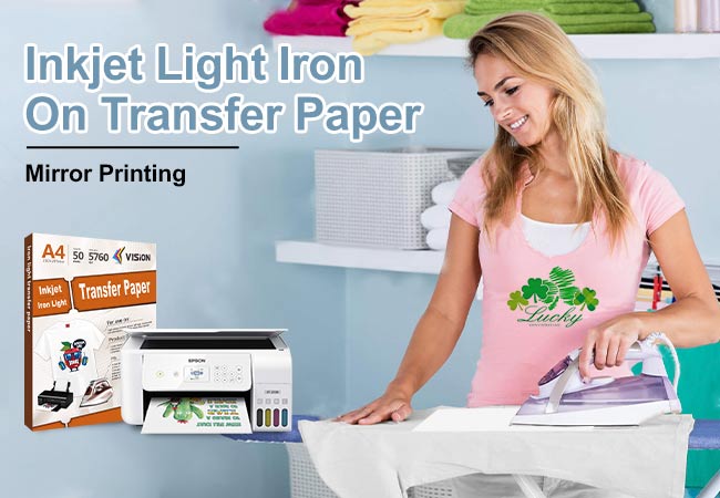 inkjet light iron on transfer paper