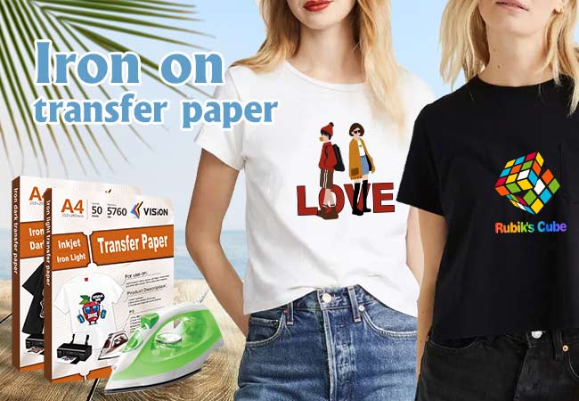 The 3rd method to remove iron on transfer paper printed on tshirt