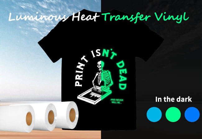 luminous heat transfer vinyl