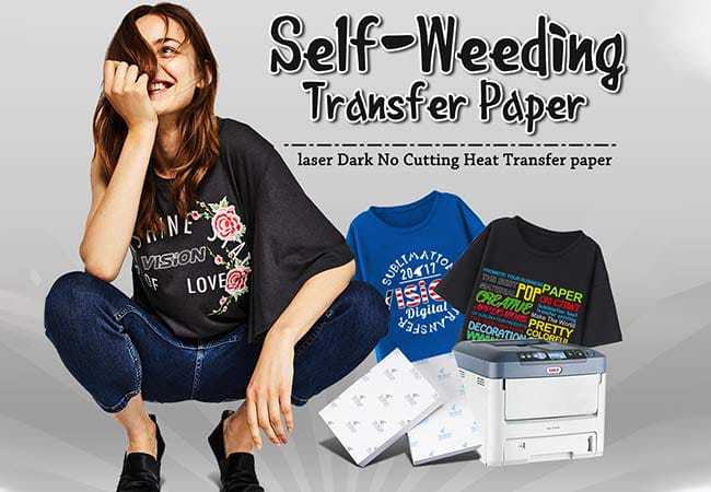 self-weeding transfer paper
