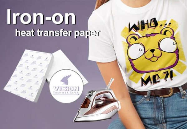 How to use iron on transfer paper on dark fabric?