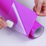 3D puff heat transfer vinyl Purple-Y09-2