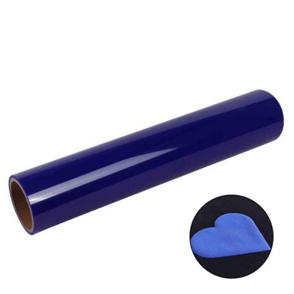 3D puff heat transfer vinyl blue-Y05-1