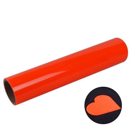 3D puff heat transfer vinyl orange-Y06-1