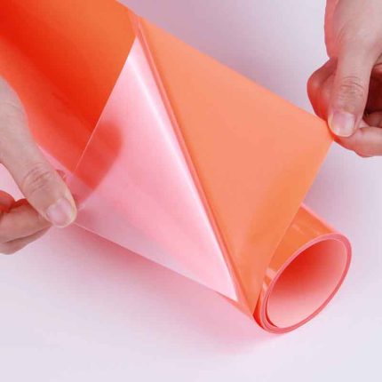 3D puff heat transfer vinyl orange-Y06-2