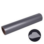 3D puff heat transfer vinyl silver-Y08-1