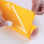 3D puff heat transfer vinyl yellow-Y04-2