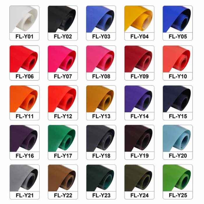 flock htv vinyl color chart flock htv vinyl color chart