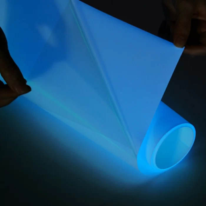 Glow In The Dark Heat Transfer Vinyl-Blue 3 Glow In The Dark Heat Transfer Vinyl-Blue 3