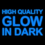 Glow In The Dark Heat Transfer Vinyl-Blue 4
