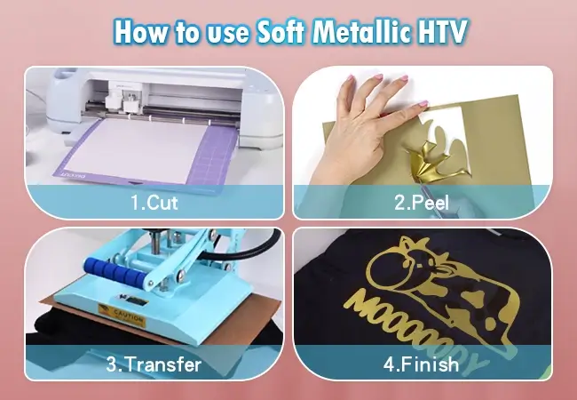 How to use Soft Metallic HTV