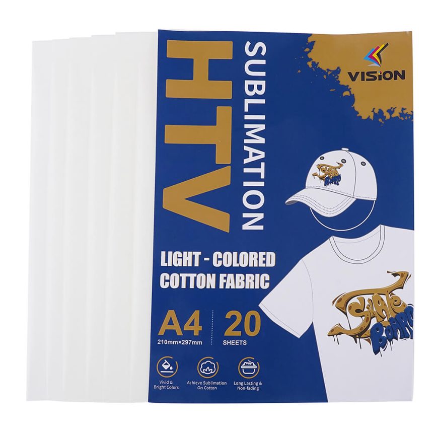Sublimation Vinyl Sheet On 100% Cotton Tshirts - China Factory