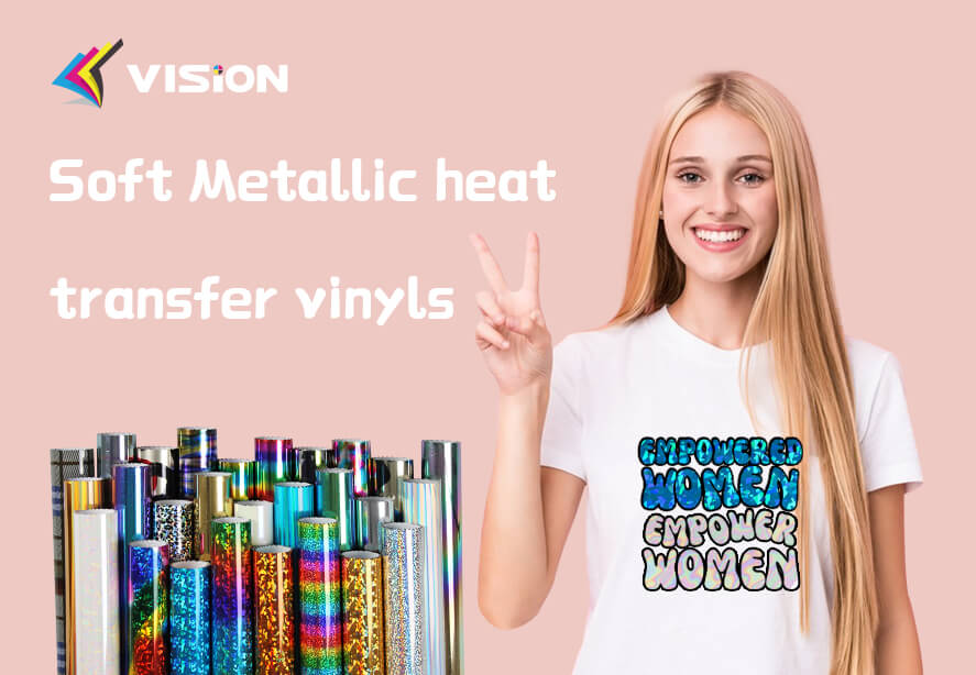 Soft Metallic heat transfer vinyls