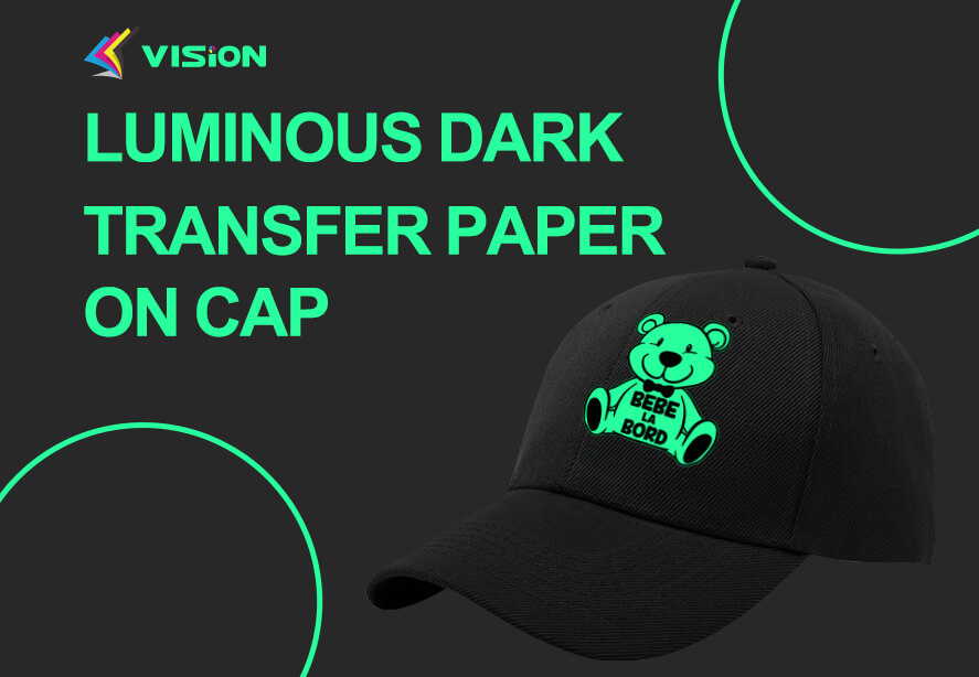 Luminous Dark Transfer Paper on cap
