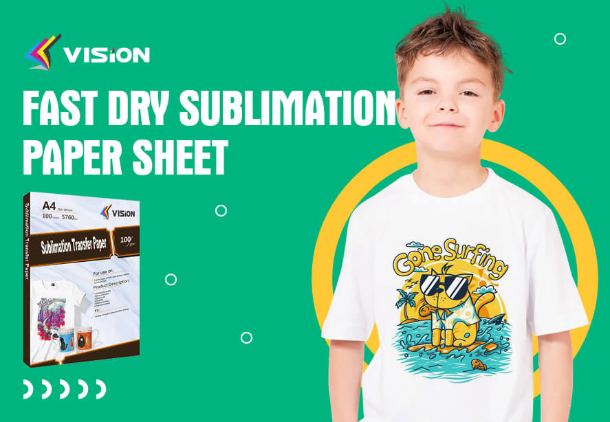 Fast Dry Sublimation Paper Sheet