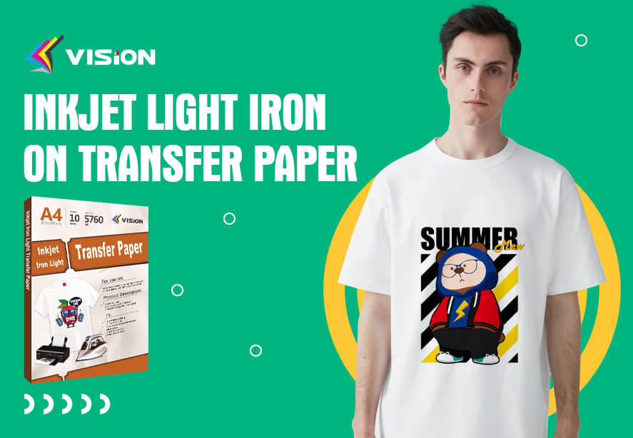 Inkjet Light Iron On Transfer Paper
