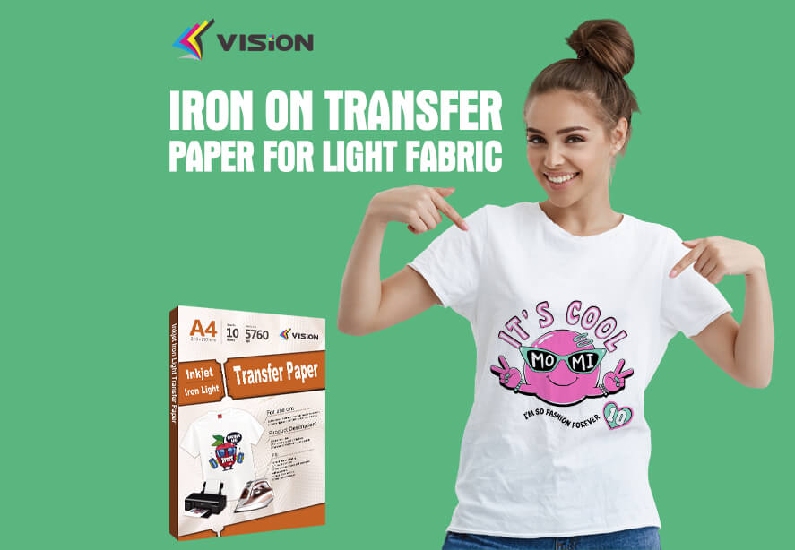 Iron On Transfer Paper for Light Fabric
