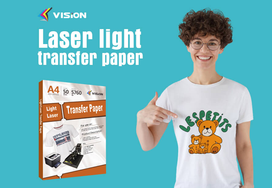Laser light transfer paper