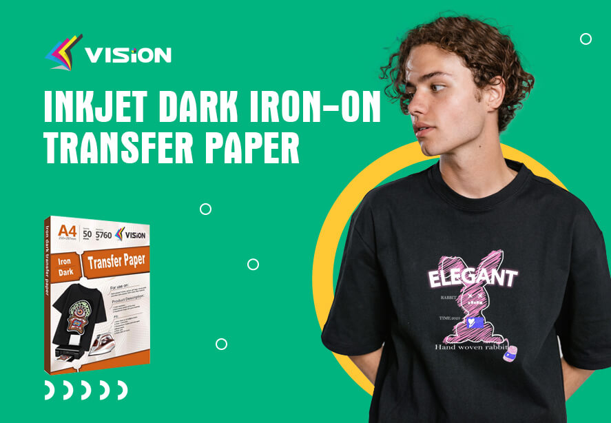 Inkjet Dark Iron-On Transfer Paper