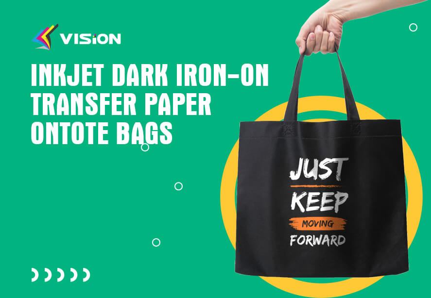 Inkjet Dark Iron-On Transfer Paper onTote Bags