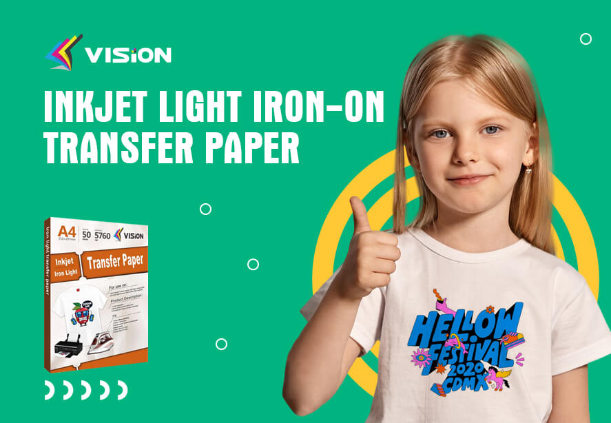 Inkjet Light Iron-On Transfer Paper