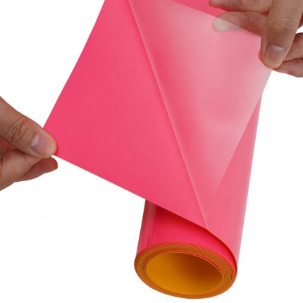 Silicone PU HTV vinyl-pink-yellow-2