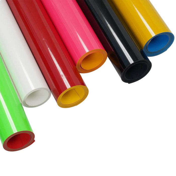 Silicone PU HTV vinyl-pink-yellow-3