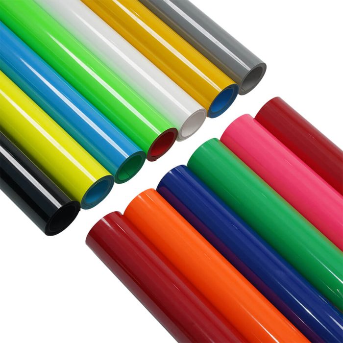 Silicone PU HTV vinyl-yellow-blue-3