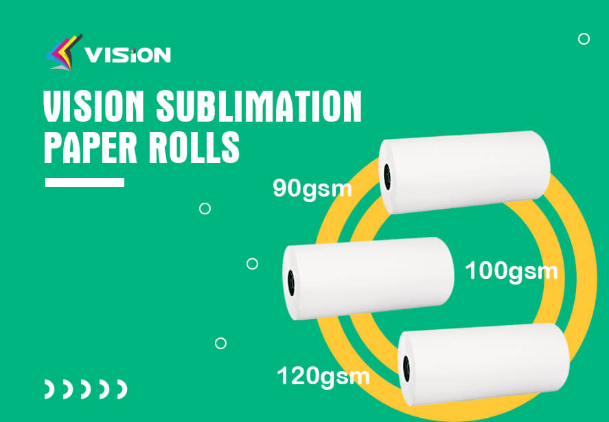 VISION Sublimation Paper Rolls