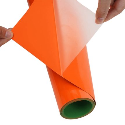 silicone PU HTV vinyl-orange-green-2