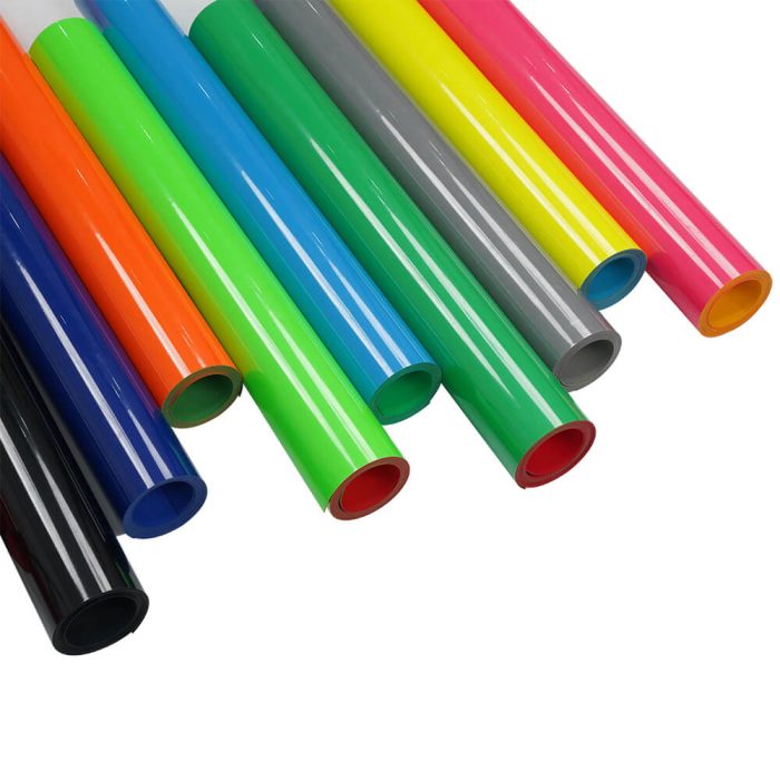 silicone PU HTV vinyl-orange-green-3 silicone PU HTV vinyl-orange-green-3