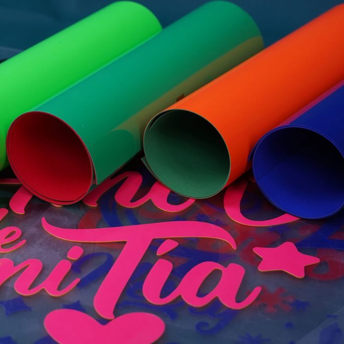 silicone PU HTV vinyl-orange-green-4 silicone PU HTV vinyl-orange-green-4