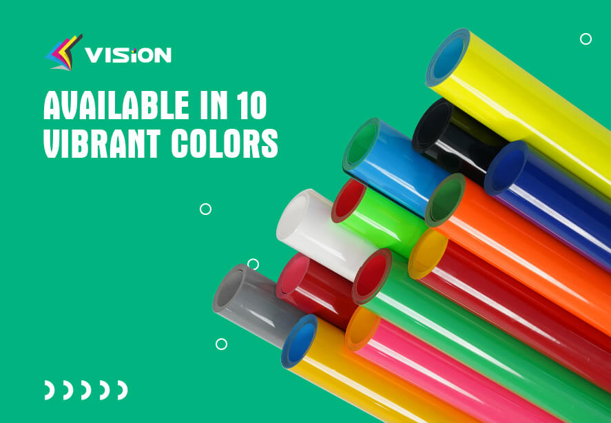 Available in 10 Vibrant Colors