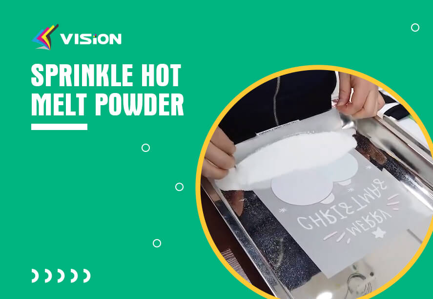 Sprinkle hot melt powder
