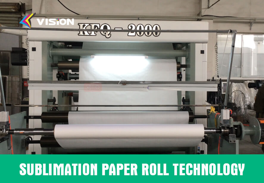 Sublimation paper roll technology